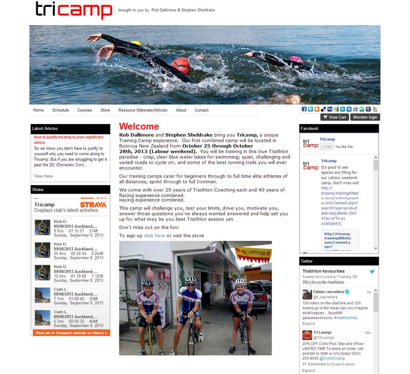 Tricamp website