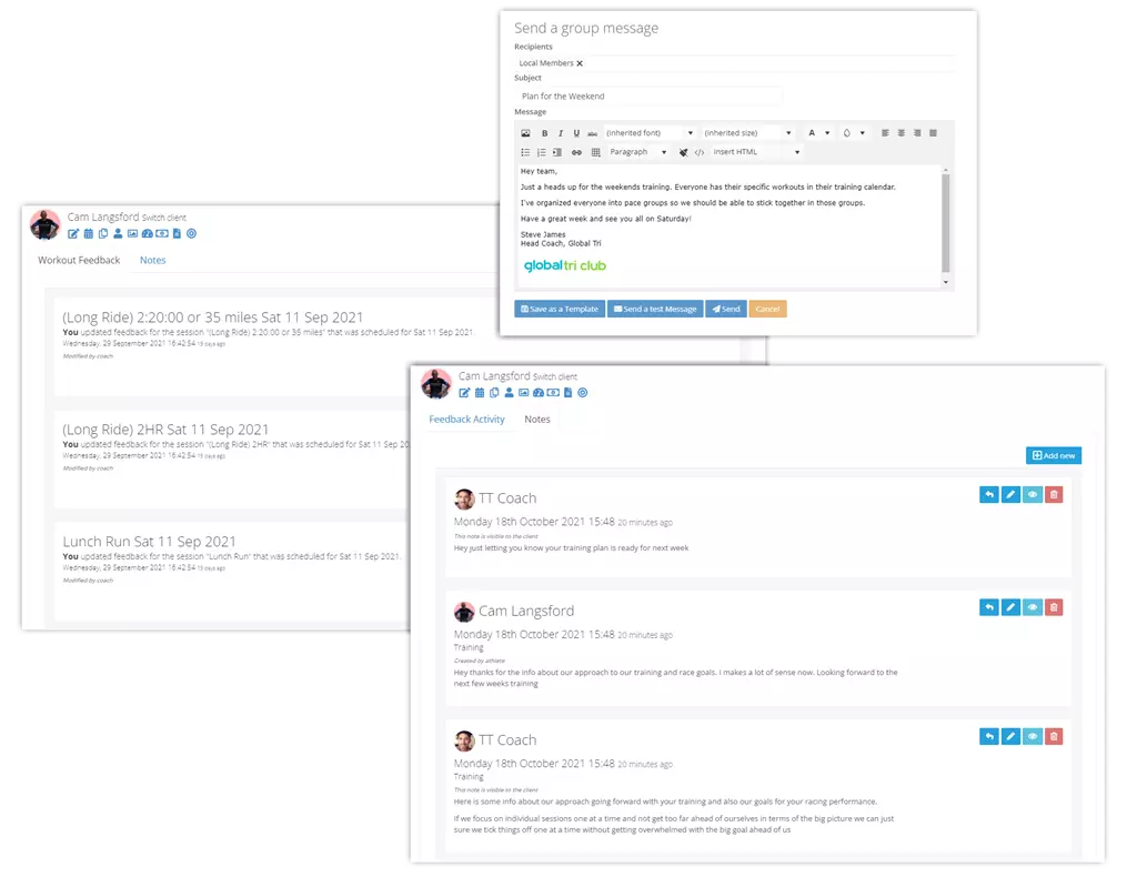 Communicate with clients
