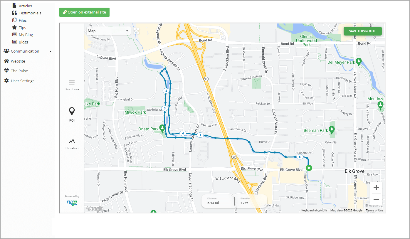 Embedded Routes