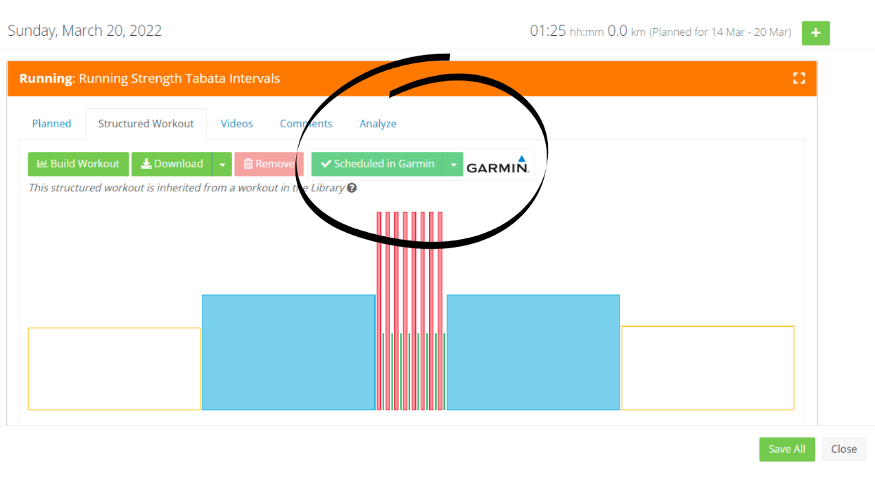 Garmin Schedule