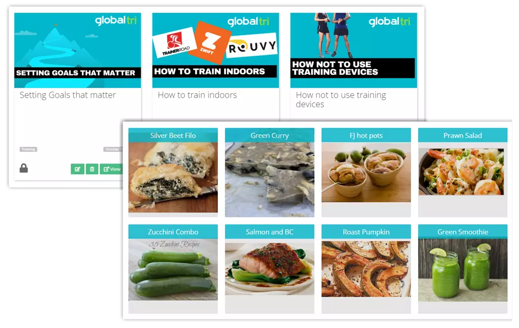 Share content and engage