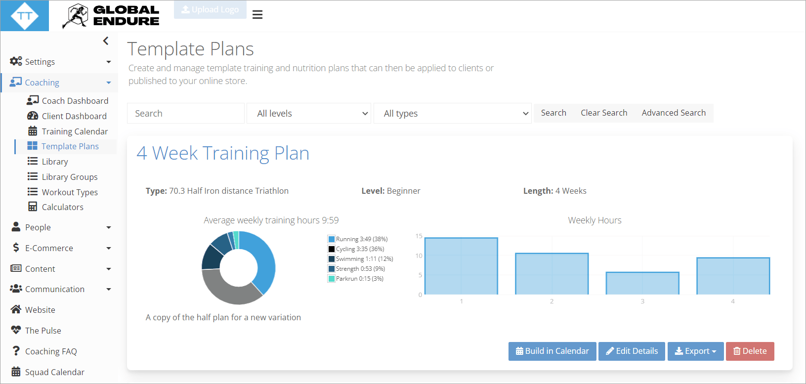 Template Plans