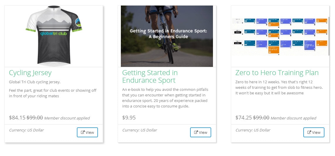 Online store list min