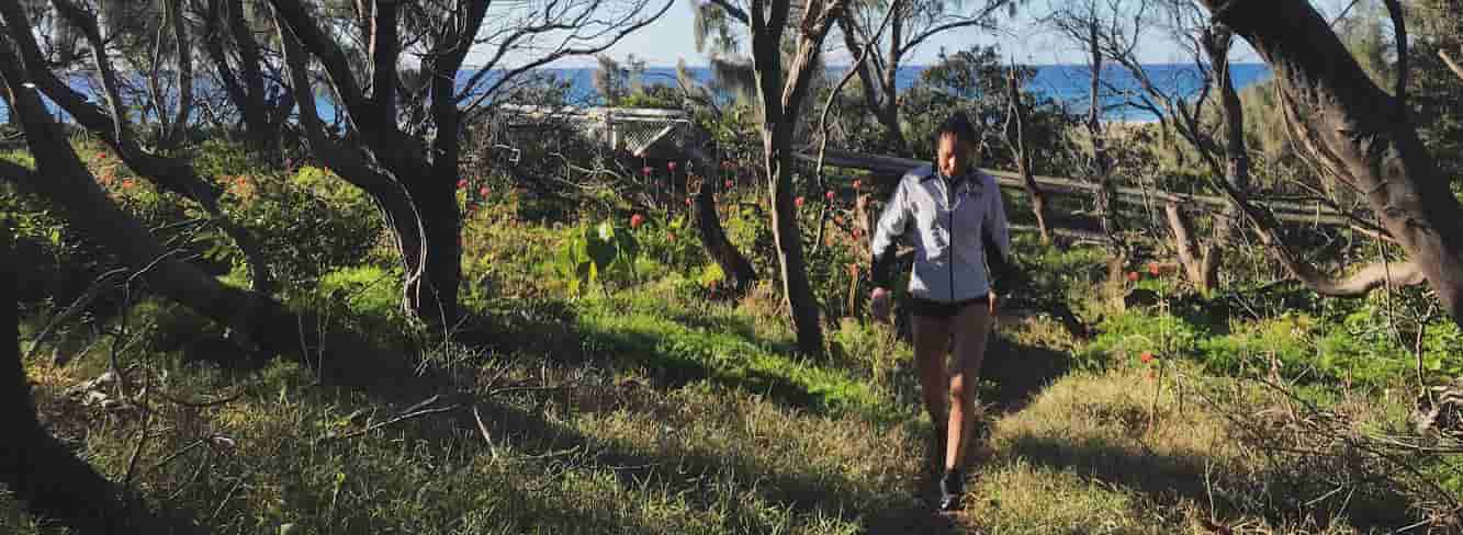 Amelia Walking in Nature